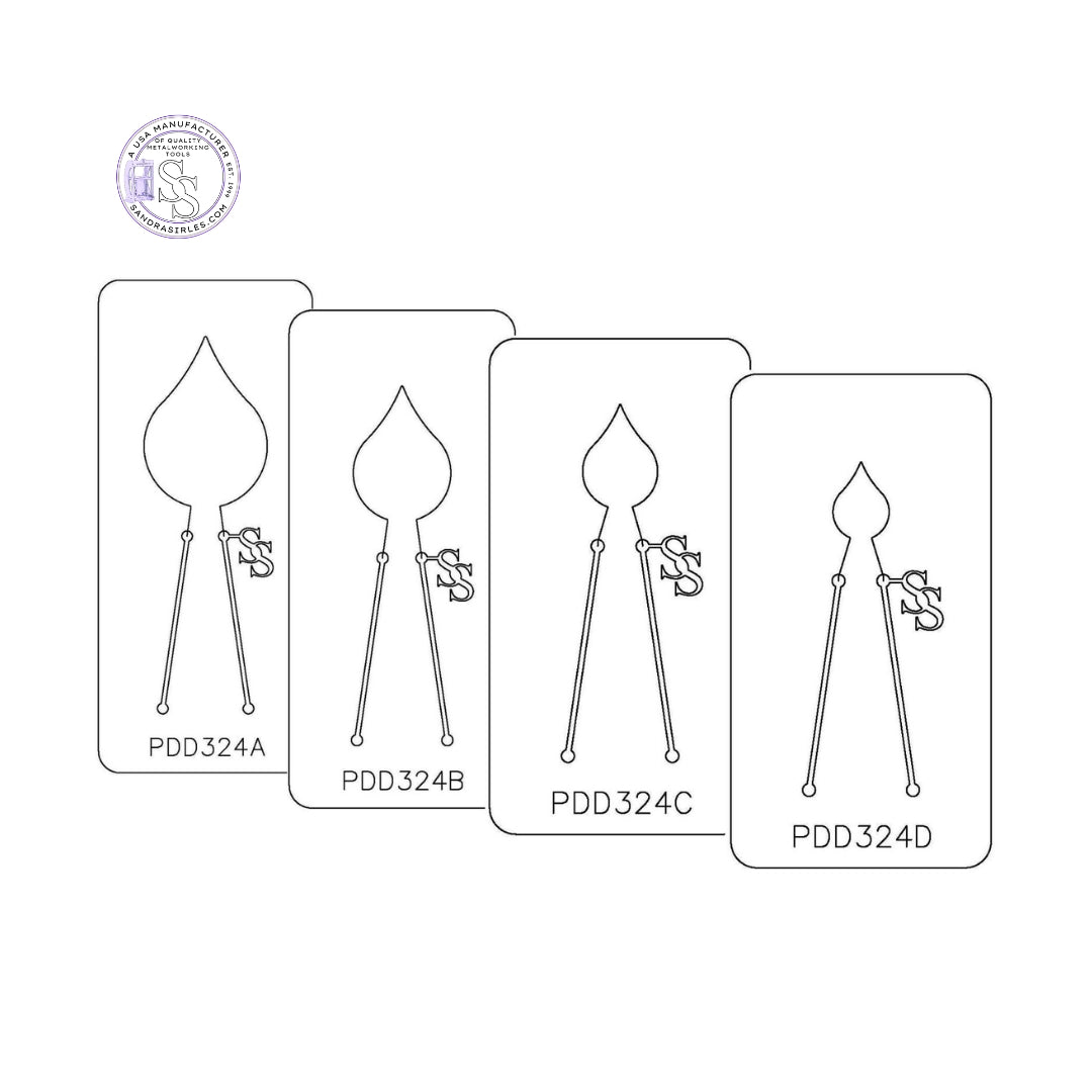 PANCAKE DIE PDD324 DESIGN 24 FAT TEARDROP